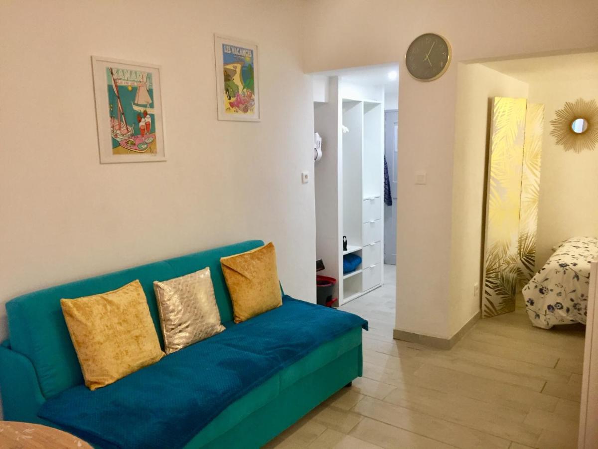 Superbe studio rue piétonne principale Sanary à côté du port Exterior foto