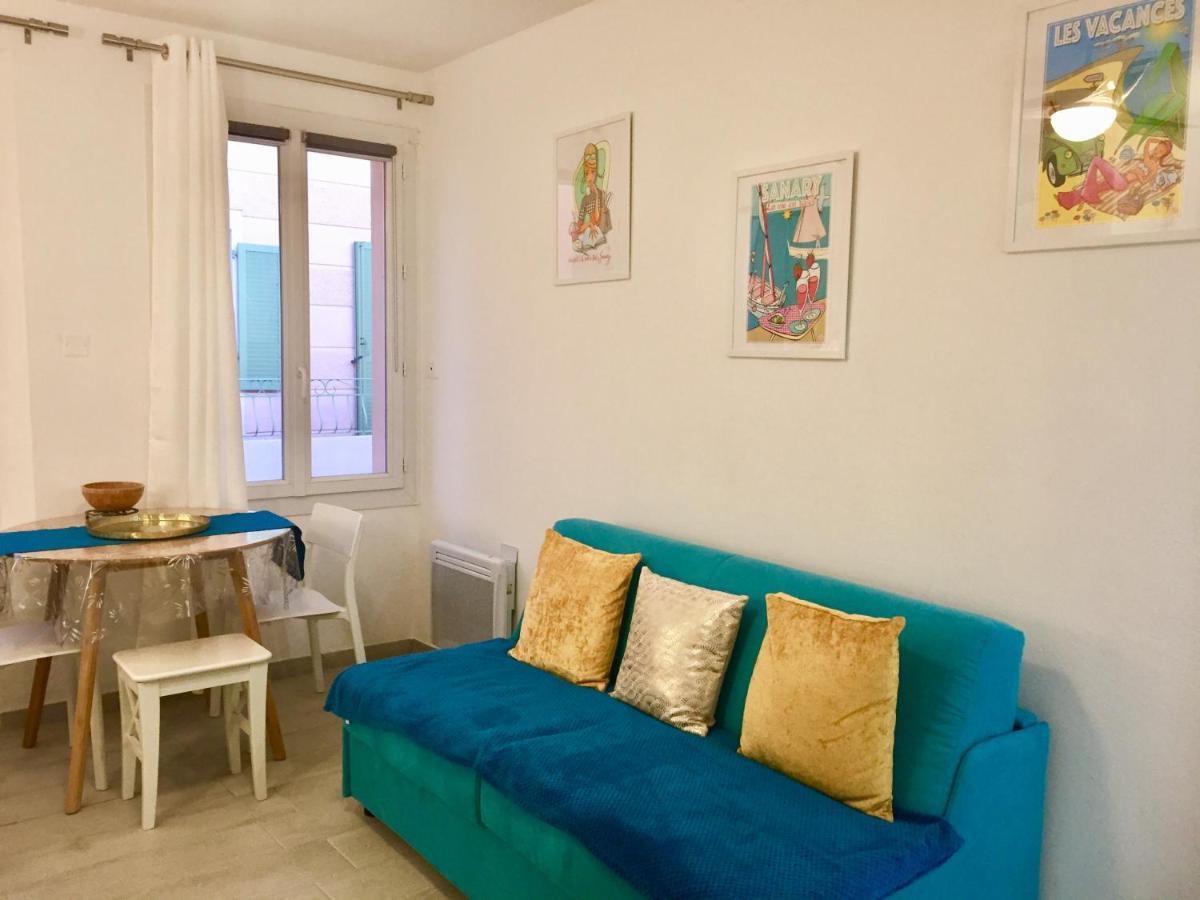 Superbe studio rue piétonne principale Sanary à côté du port Exterior foto